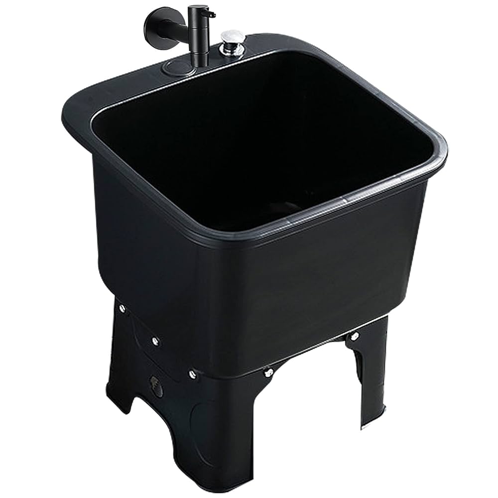 スロップシンク　美品 Amazon.co.jp: FZYUAN フロア モップ バケツ シンク 業務用